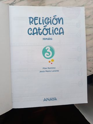 Religión Católica 3 ° primaria