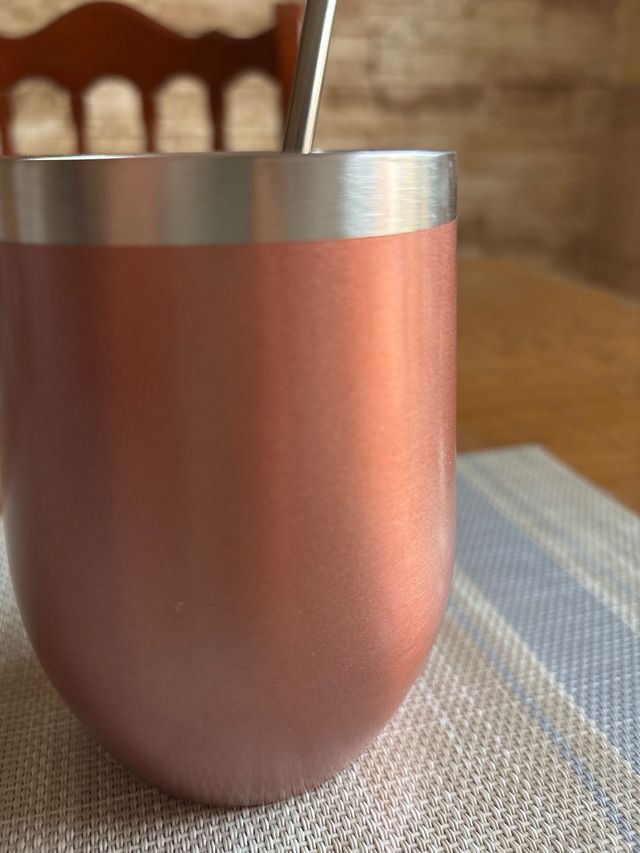 Mate Rosado Acero Inoxidable