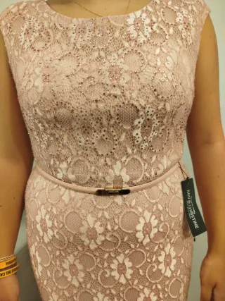 Vestido fiesta rosa 