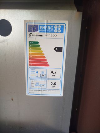 Estufa gas de llama azul  Calefactor