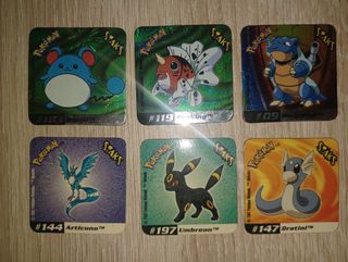 Staks Pokémon marca Panini 2002