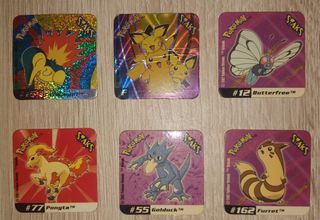 Staks Pokémon marca Panini 2002