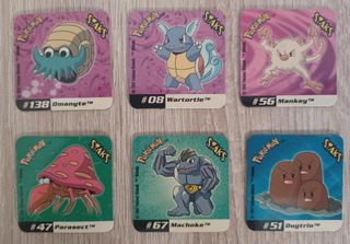 Staks Pokémon marca Panini 2002
