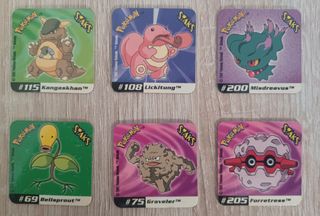 Staks Pokémon marca Panini 2002