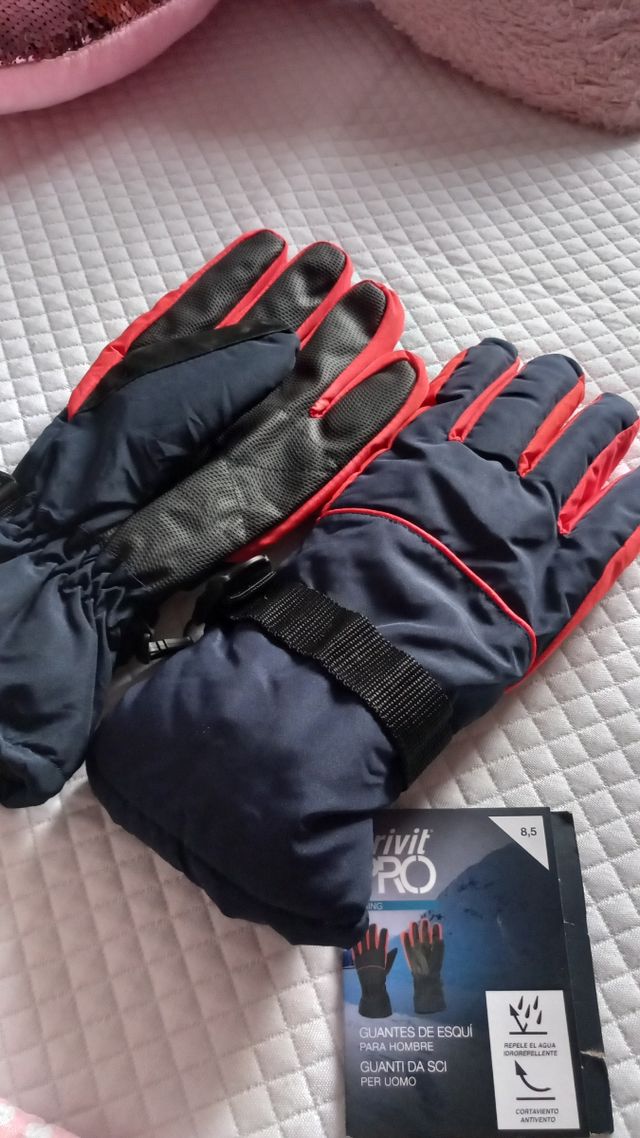 Guantes esquí Crivit Pro 8,5, sin estrenar, unisex