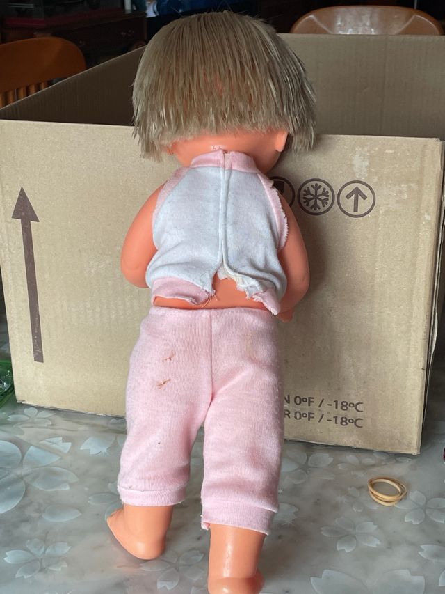 Muñeca bebé años 70 - Juguete vintage