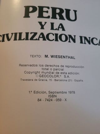 Libros historia Perú & México