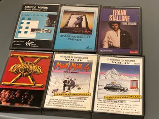 Casetes Inglés, idiomas, música variada