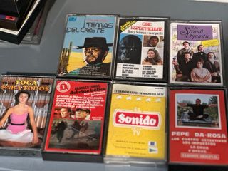 Casetes Inglés, idiomas, música variada