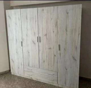 Armario ropero blanco 2 puertas