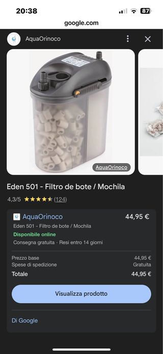 Filtro Eden 501 - Acuario