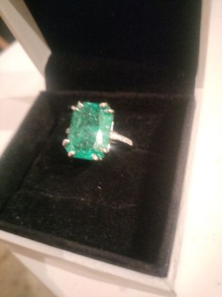 Anillo Esmeralda - Joya Verde