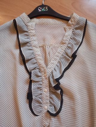 Blusa vintage SuiteBlanco - Blanco y Negro