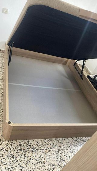 Canapé abatible de madera
