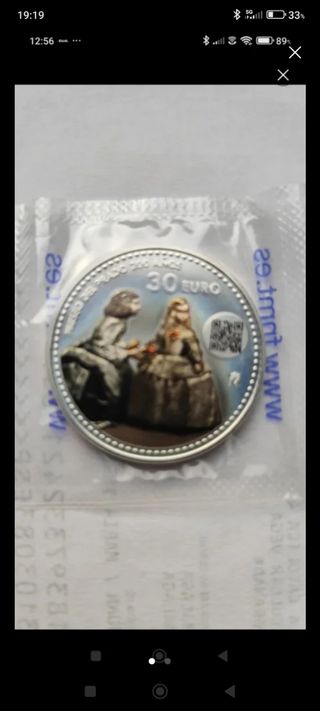 Moneda 30€ plata conmemorativa