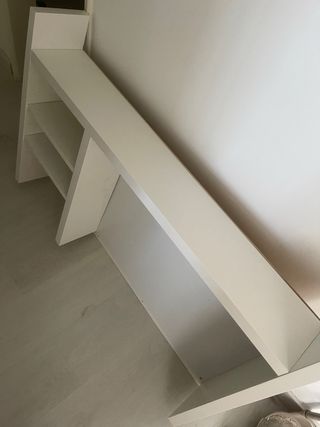 Mesa de secretária IKEA branca