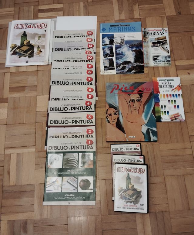 Curso Dibujo y Pintura (15 libros)