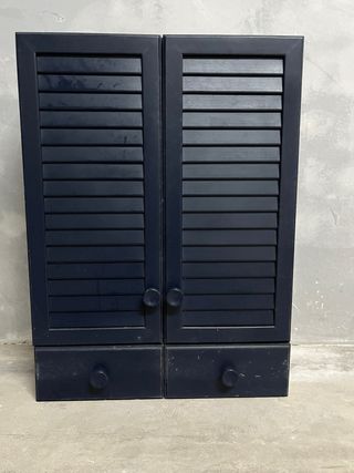 Armario baño azul 