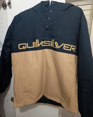 Sudadera Quicksilver beige-negra