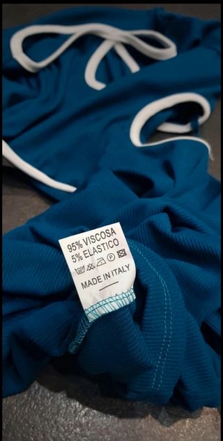 Vestito Azzurro Tg S Made in Italy