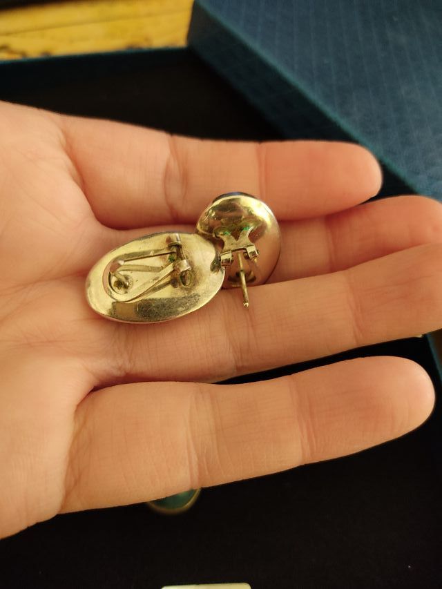 Anillo, pendientes, colgante Vintage perlas