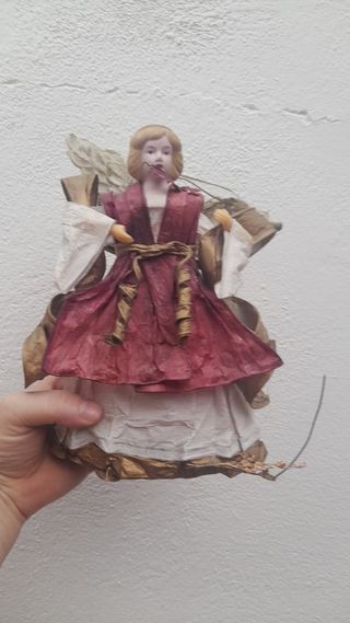 Angelo Natale vintage cartapesta