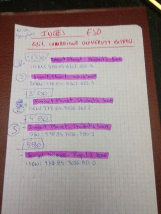 78 libros de texto de ingles de 1° a 4° de ESO.