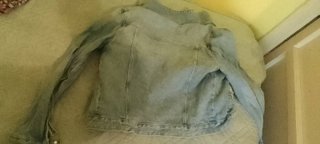 Giubbino jeans zara size 13/14 cm 164 spalle 38 so