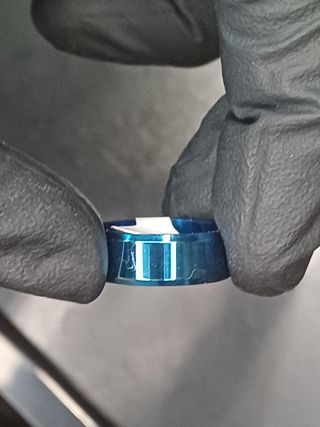 ANILLO color AZUL METALICO 