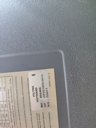 Filtro piscina Hayward S0246S con válvula Vari-Flo