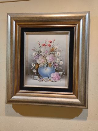 Cuadro flores - Pintura al óleo