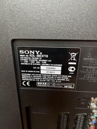 TV SONY Bravia 40" KDL-40EX710
