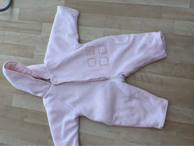 Buzo Bebé Rosa Abrigado