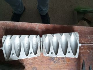 Moldes Chumbadas Pesca (120 150 180 e -200gr)