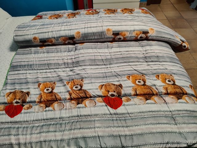 Piumone invernale lego singolo nuovo mai usato