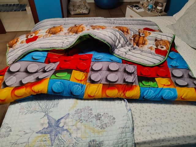 Piumone invernale lego singolo nuovo mai usato