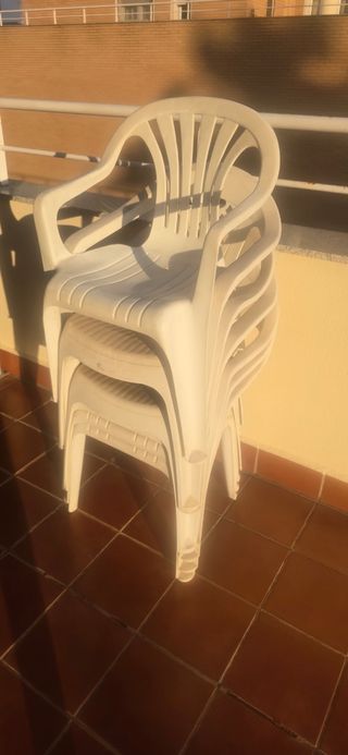 Sillas plastico