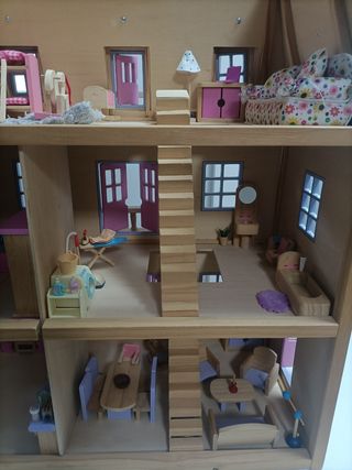Casa Muñecas Madera - Muebles