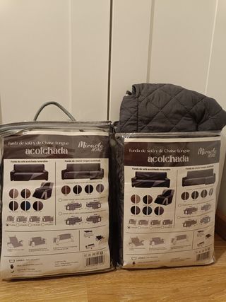 Fundas sofá acolchadas Miracle Home nuevas