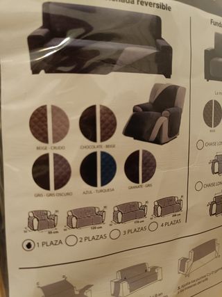 Fundas sofá acolchadas Miracle Home nuevas