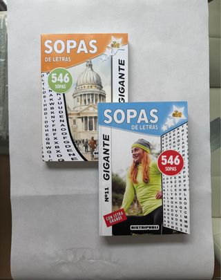 Pack de 2 libros Sopas de letras 1092 pasatiempos