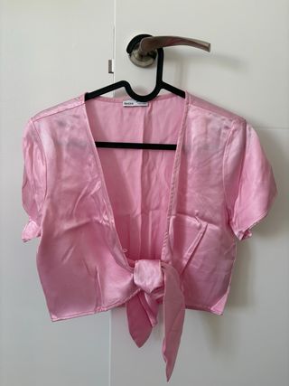 Top Bershka rosa