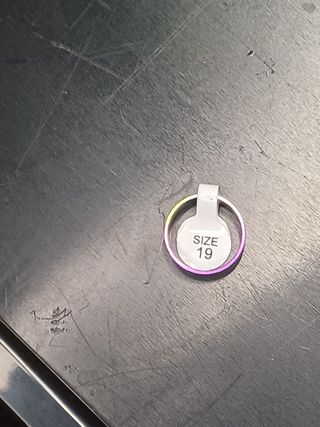 ANILLO color GASOLINA con DISEÑO ⛽