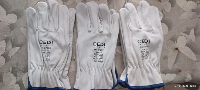 Guanti lavoro pelle Bovina N - 5 paia