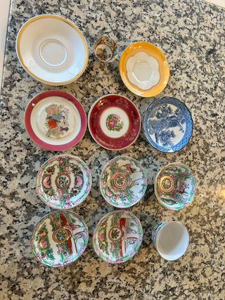 Pratos antigos - Coleção charmosa