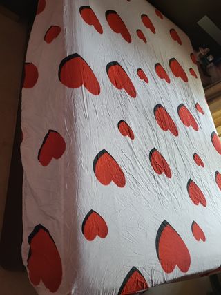 Sábana doble blanca algodón