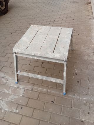 Banco plegable metálico