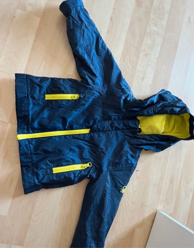 Chaqueta niño azul marino c/ capucha