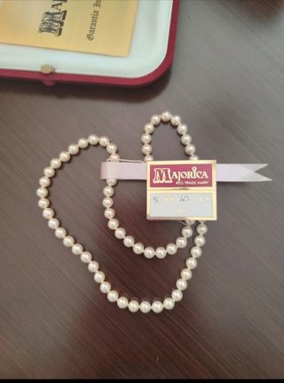 Collar perlas Majorica 5x40cm