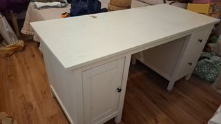 Escritorio blanco madera
